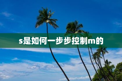 s是如何一步步控制m的