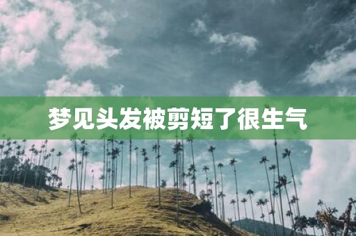 梦见头发被剪短了很生气