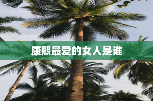 康熙最爱的女人是谁