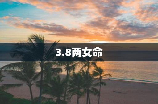 3.8两女命