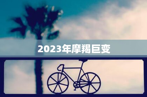 2023年摩羯巨变