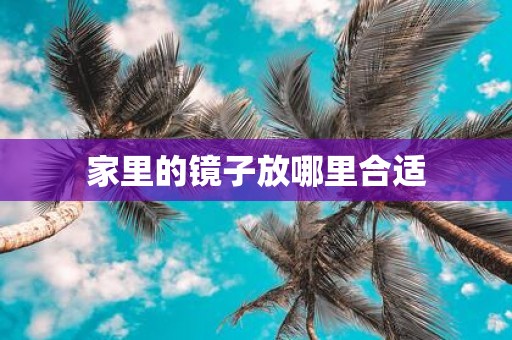 家里的镜子放哪里合适