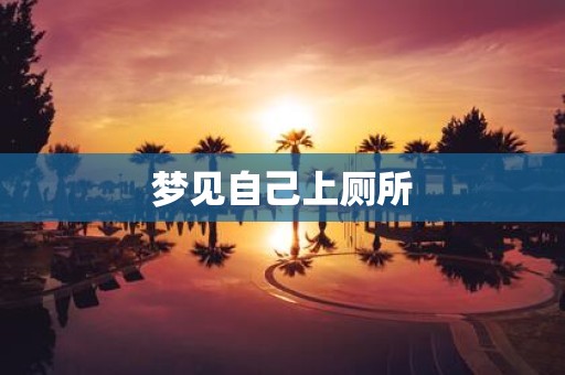 梦见自己上厕所