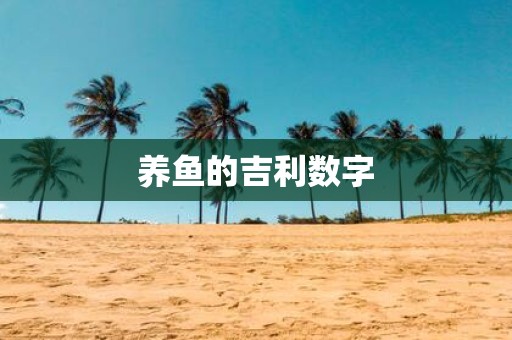 养鱼的吉利数字