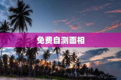 免费自测面相