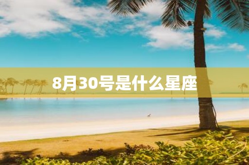 8月30号是什么星座
