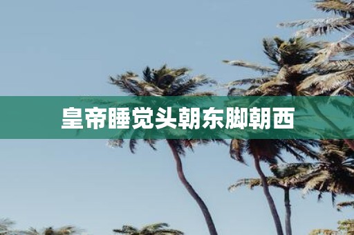 皇帝睡觉头朝东脚朝西