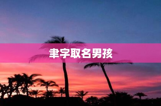 聿字取名男孩