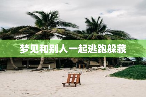 梦见和别人一起逃跑躲藏