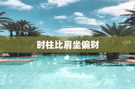 时柱比肩坐偏财