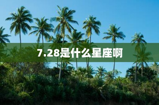 7.28是什么星座啊