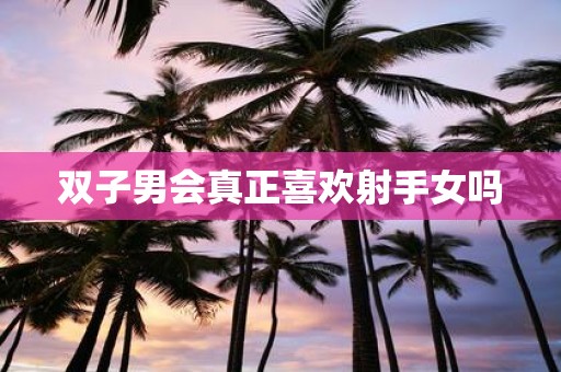 双子男会真正喜欢射手女吗