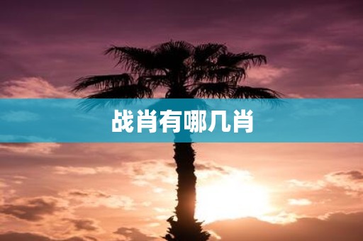 战肖有哪几肖