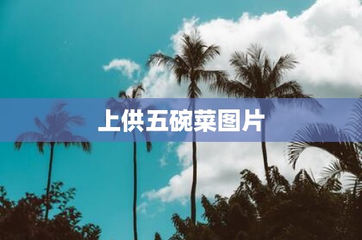 上供五碗菜图片