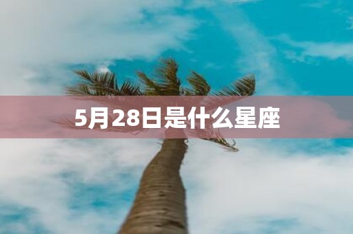 5月28日是什么星座