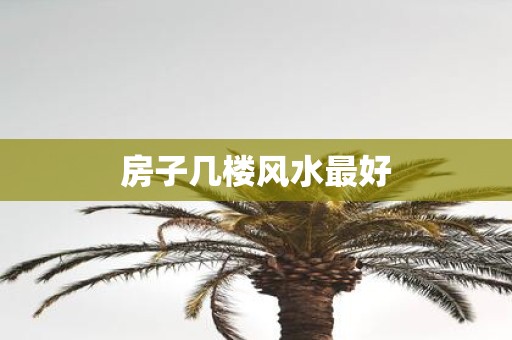 房子几楼风水最好