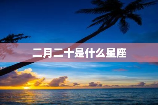 二月二十是什么星座