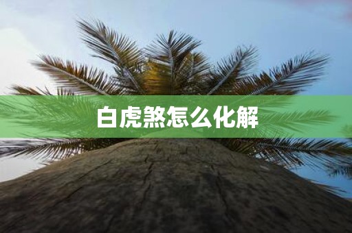 白虎煞怎么化解