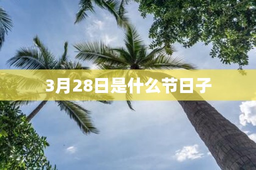 3月28日是什么节日子