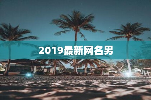 2019最新网名男