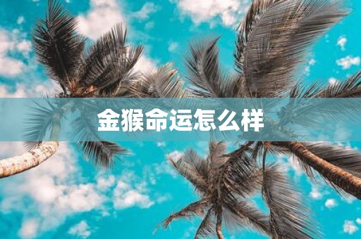 金猴命运怎么样