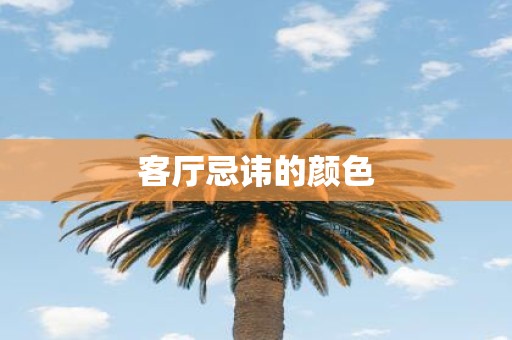 客厅忌讳的颜色