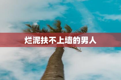 烂泥扶不上墙的男人