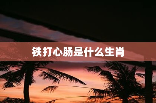 铁打心肠是什么生肖