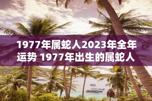 1977年属蛇人2025年全年运势 1977年出生的属蛇人2025年的全年运势如何