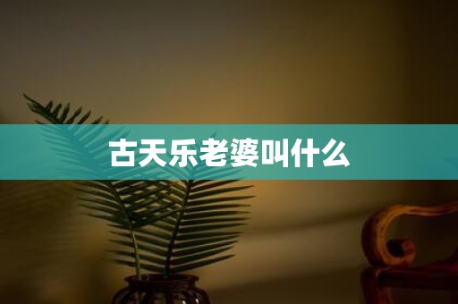古天乐老婆叫什么