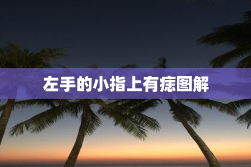 左手的小指上有痣图解