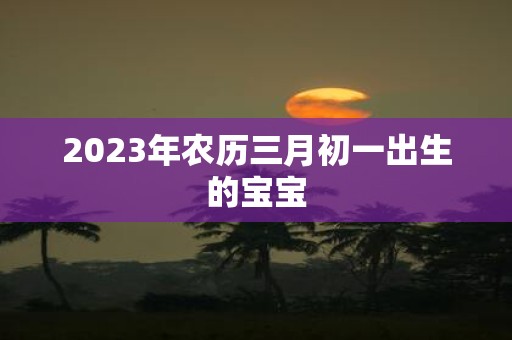 2025年农历三月初一出生的宝宝