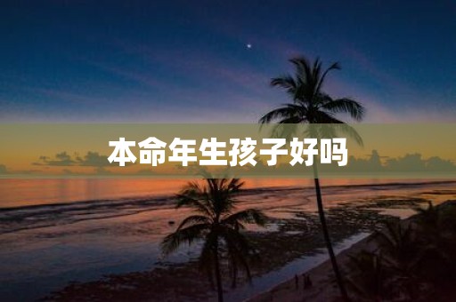 本命年生孩子好吗