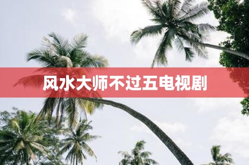 风水大师不过五电视剧