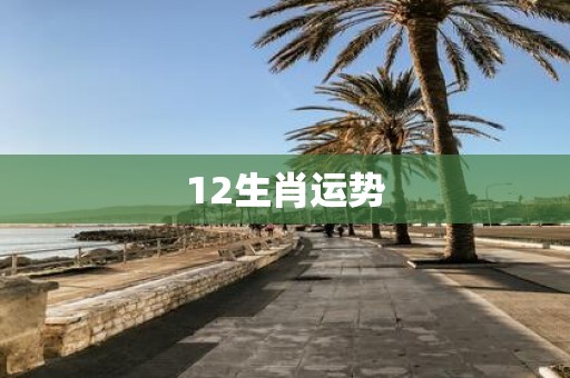 12生肖运势