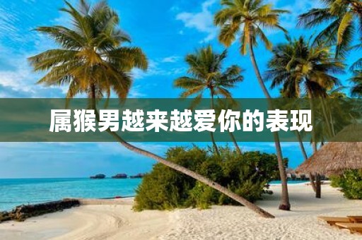 属猴男越来越爱你的表现