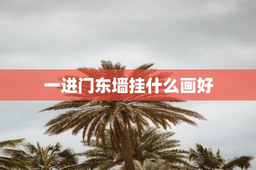 一进门东墙挂什么画好