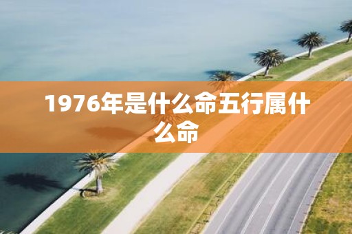1976年是什么命五行属什么命