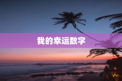 我的幸运数字