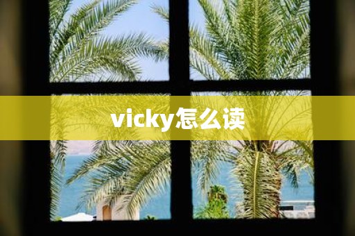 vicky怎么读