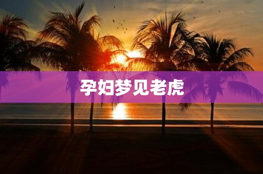 孕妇梦见老虎