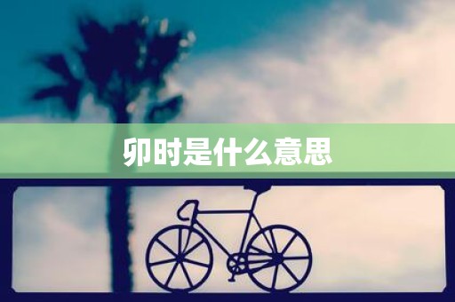 卯时是什么意思