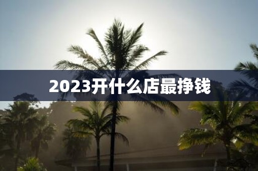 2025开什么店最挣钱