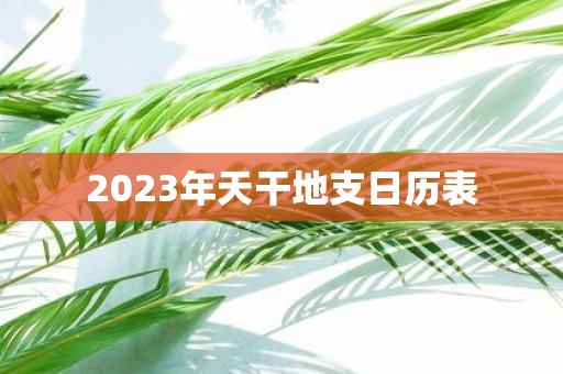 2025年天干地支日历表