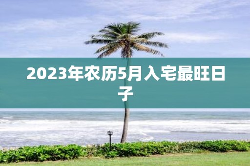 2025年农历5月入宅最旺日子