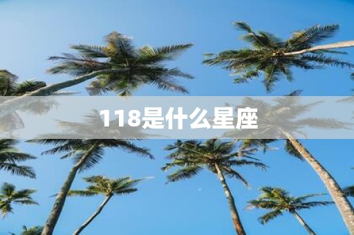 118是什么星座