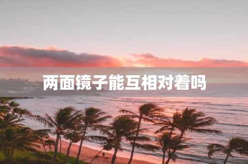 两面镜子能互相对着吗