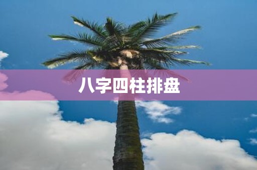 八字四柱排盘