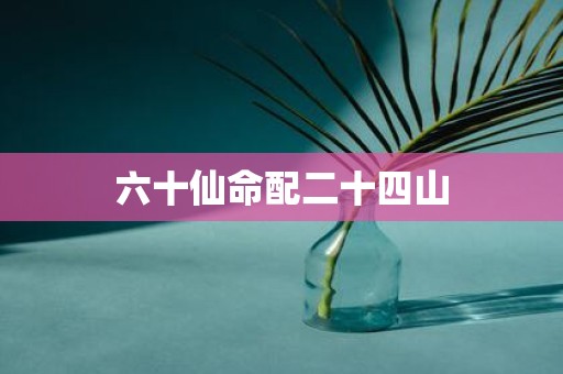 六十仙命配二十四山