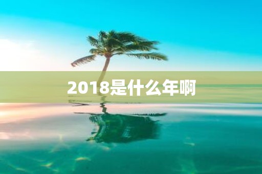 2018是什么年啊